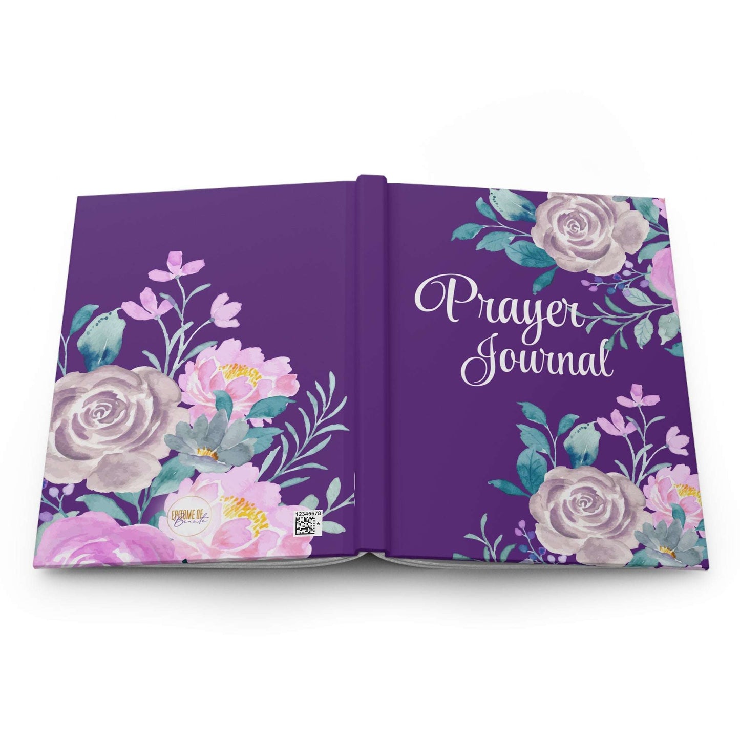 Floral Prayer Journal - Hardcover Matte Finish for Reflection and Gratitude