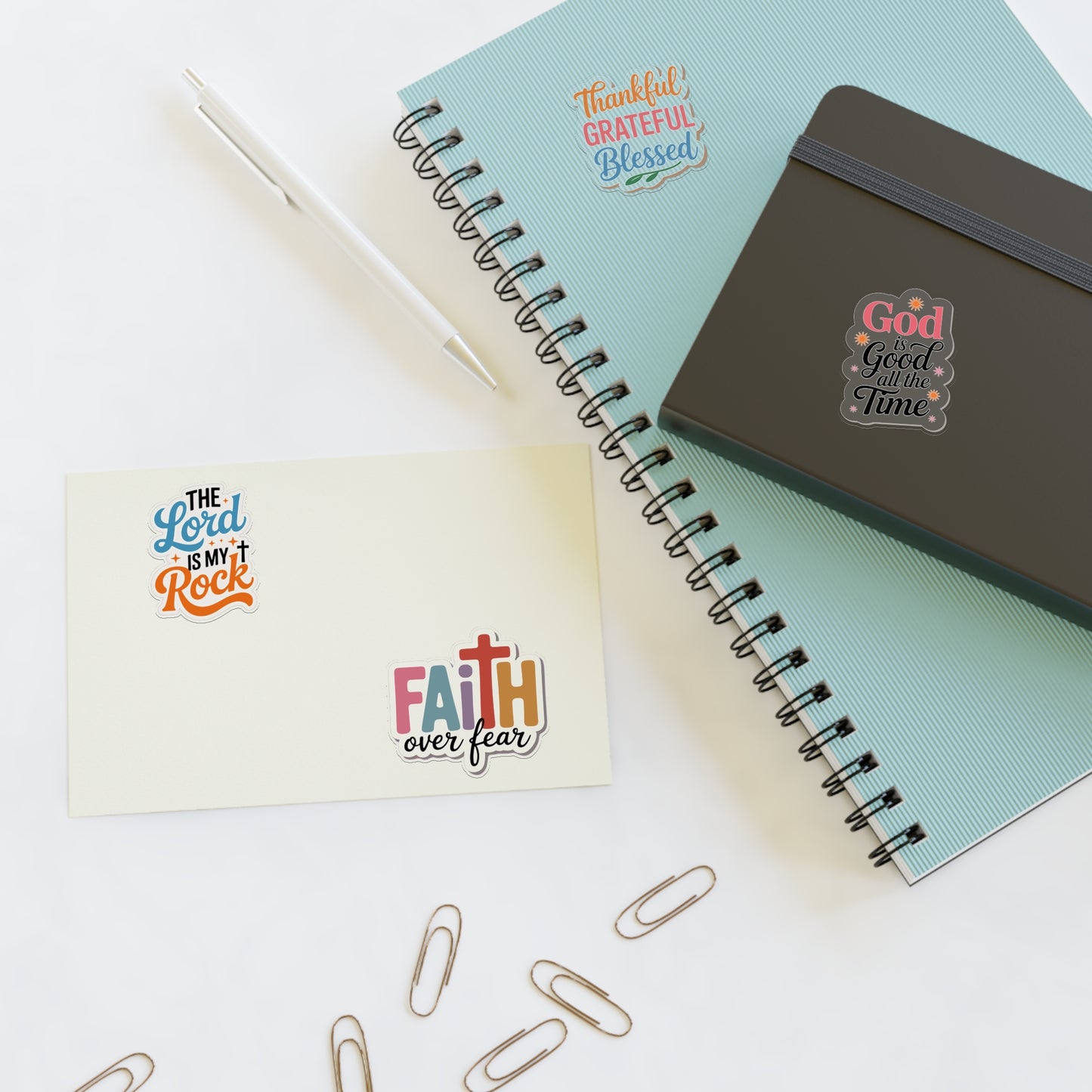 Christian Faith Sticker Pack | Inspirational Waterproof Vinyl Stickers