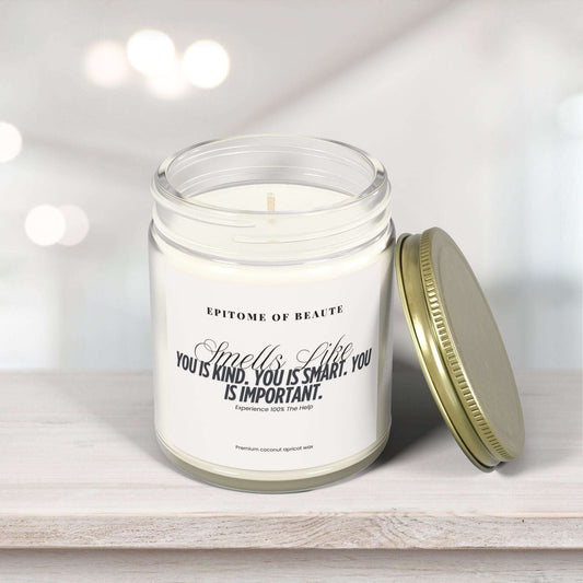 Scented Candle - Smells Like You Are Kind, Smart, Important - The Help Inspirational Fragrance (9oz)