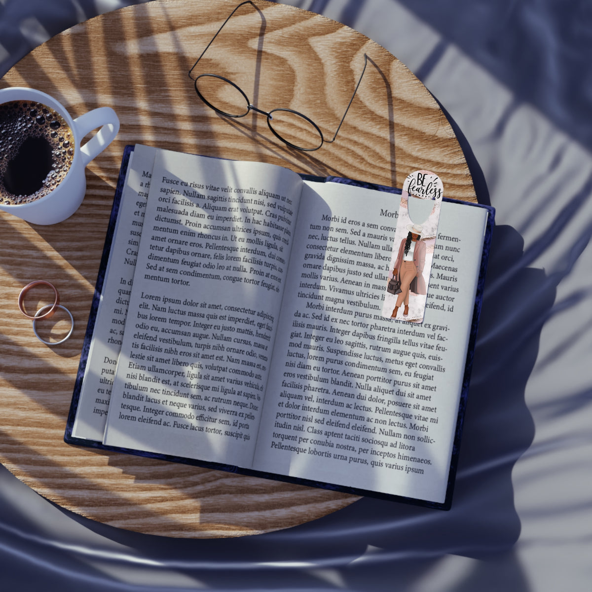 Be Fearless Fashionista Bookmark — Boss Lady Inspirational Reading Marker