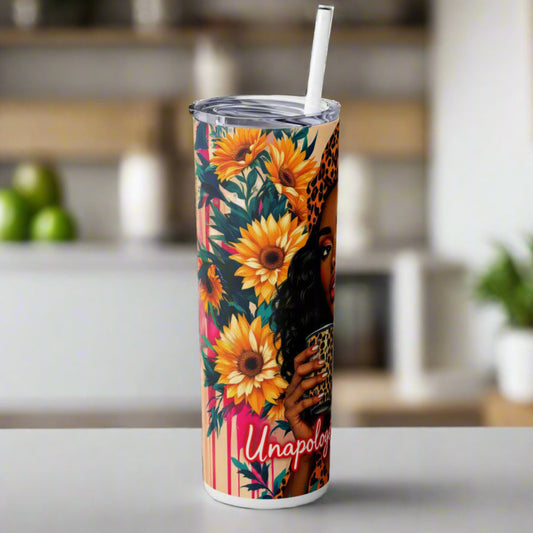 Unapologetically Me Skinny Tumbler