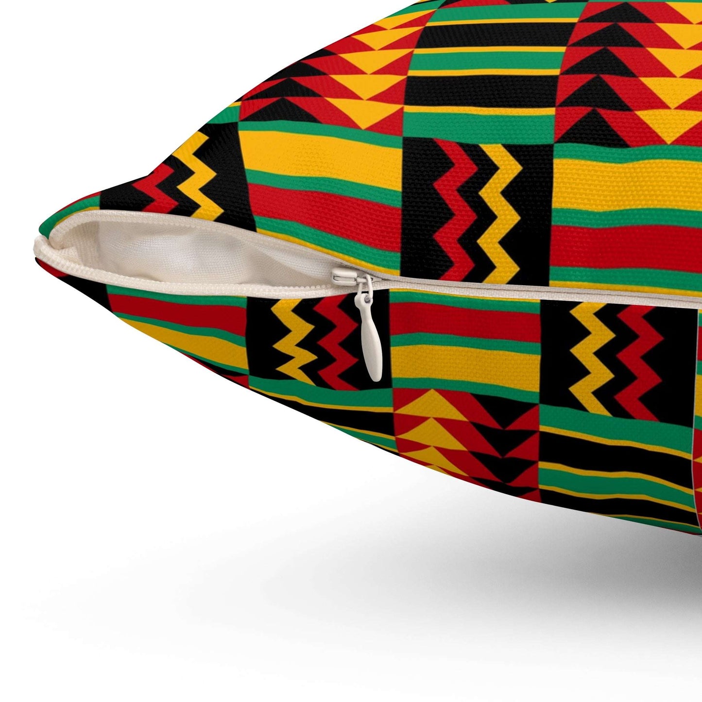 Vibrant Kente Comfort Square Pillow