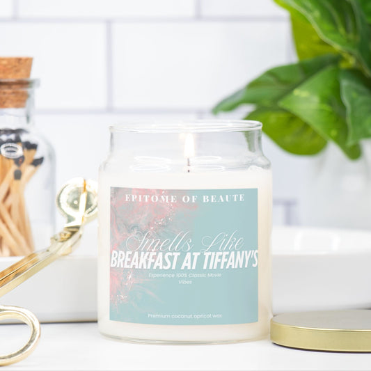 Breakfast at Tiffany's Candle Apothecary Jar 9oz