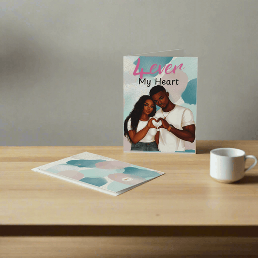 Romantic Greeting Cards Set - 4ever My Heart