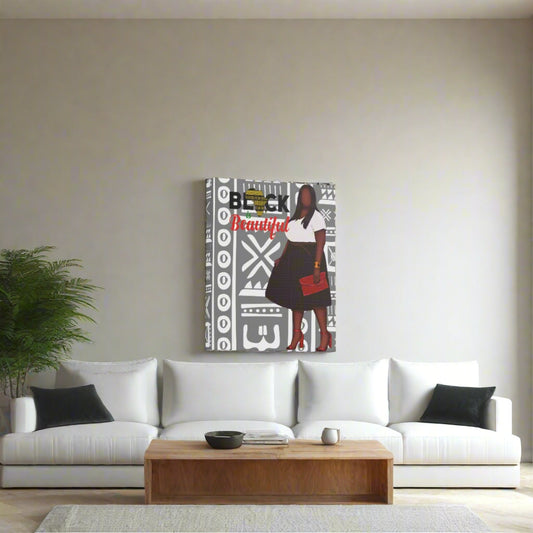 Black is Beautiful Wall Canvas
