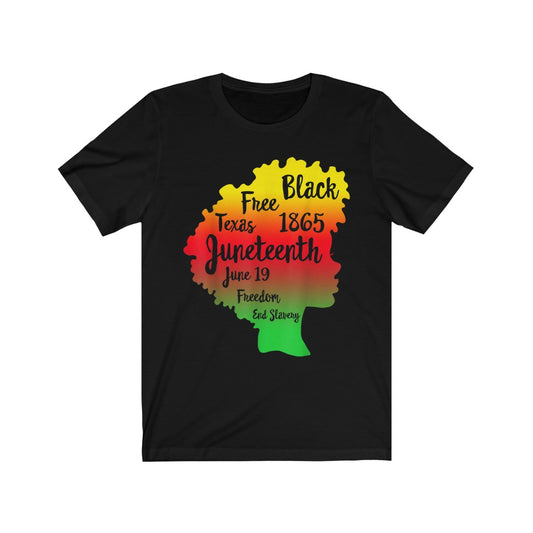 Black and Free 1865 Juneteenth T-shirt