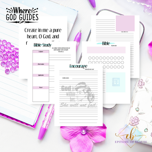 God In Me: Journaling Your Walk With God-Journal-Epitome of Beaute