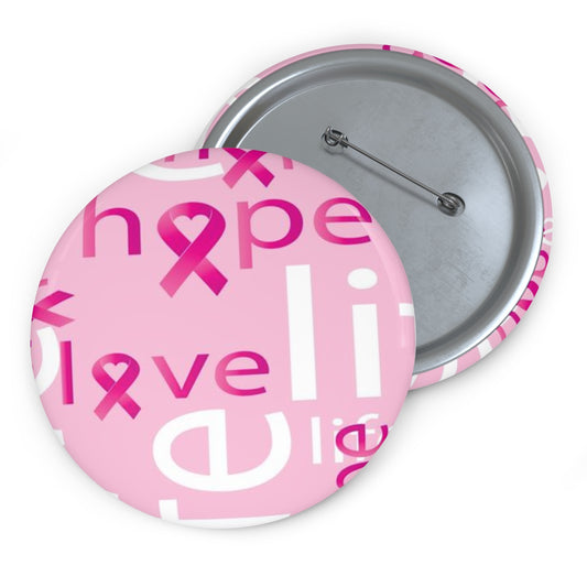 Hope Cancer Pin Buttons