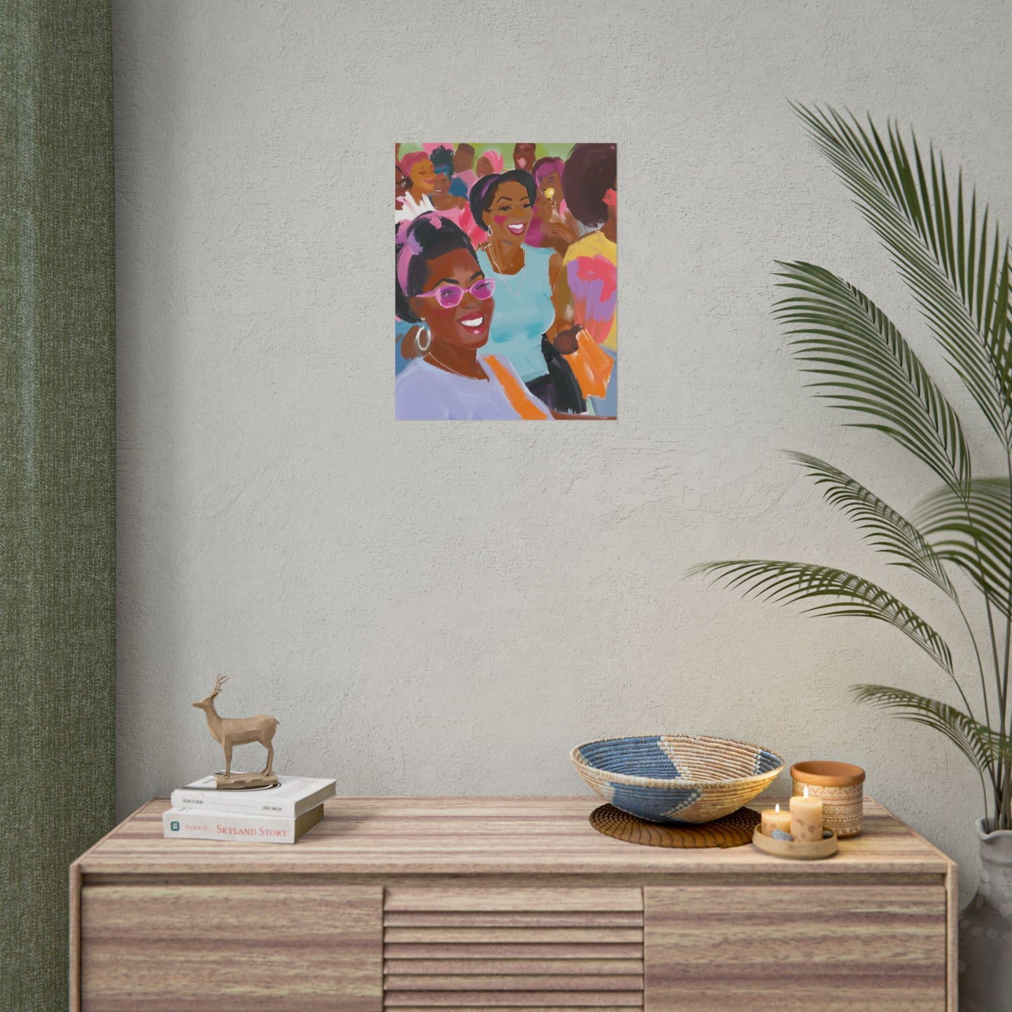 Mid-Century Sisterhood Unity Poster