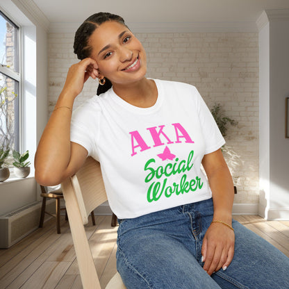 AKA Social Worker T-Shirt | Social Worker Graphic Tee