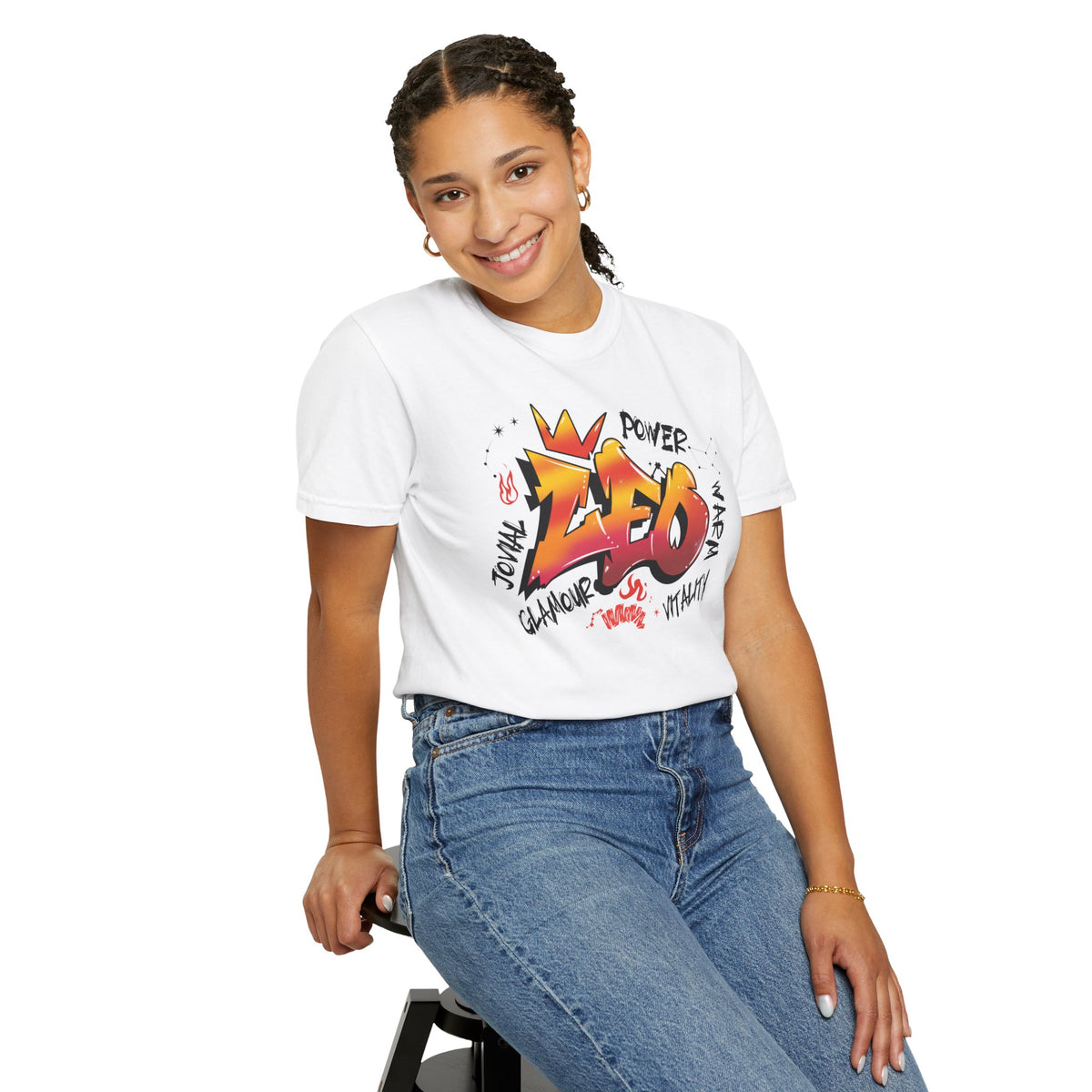 Leo Graffiti T-Shirt | Zodiac Sign Graphic Unisex Tee
