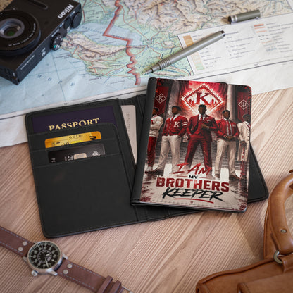 Passport Cover — "I Am My Brothers Keeper" Brotherhood Travel Wallet