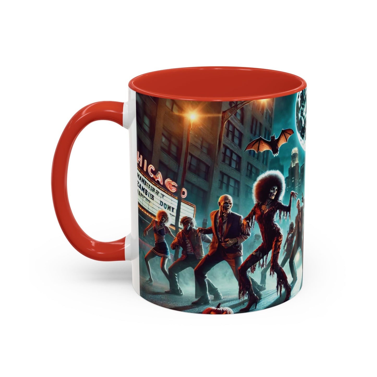 Spooky Black Horror Art Coffee Mug-Thriller Edition