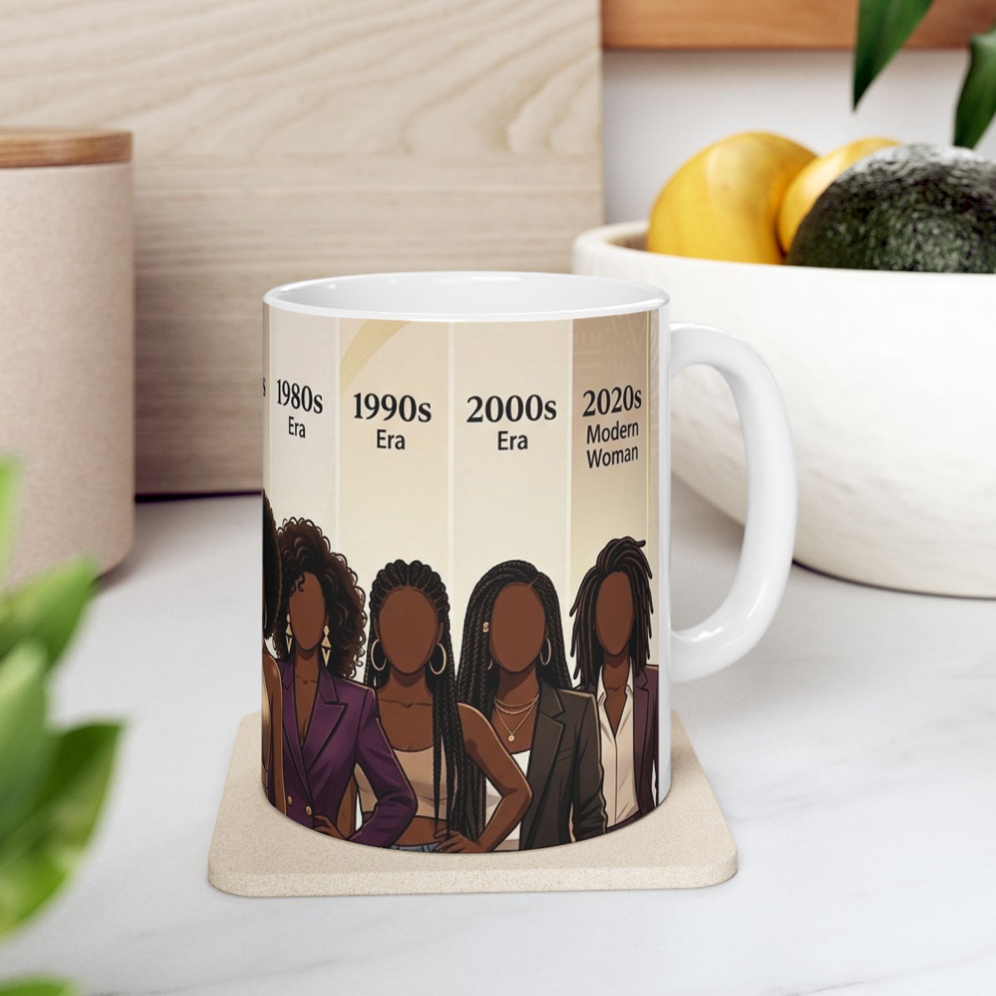 Black Women History Mug - Through the Decades