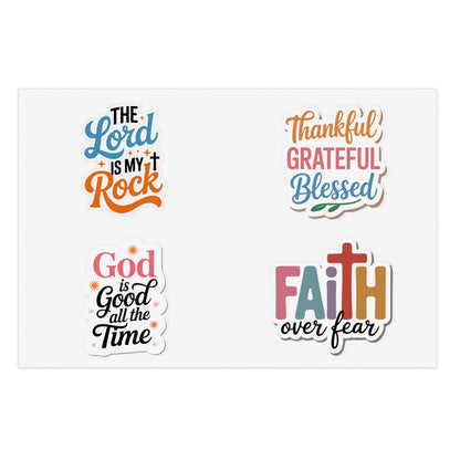 Christian Faith Sticker Pack | Inspirational Waterproof Vinyl Stickers