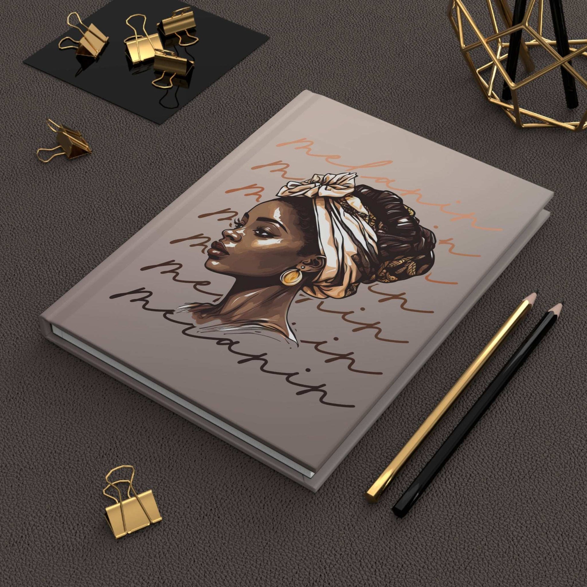Melanin Hardcover Journal