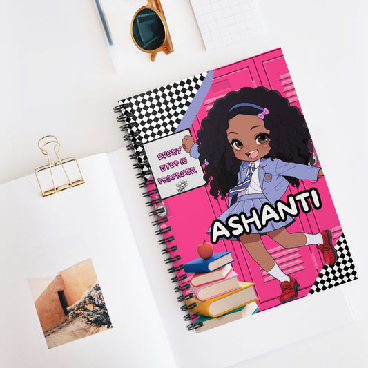 Personalized Spiral Notebook-Every Step is Progress