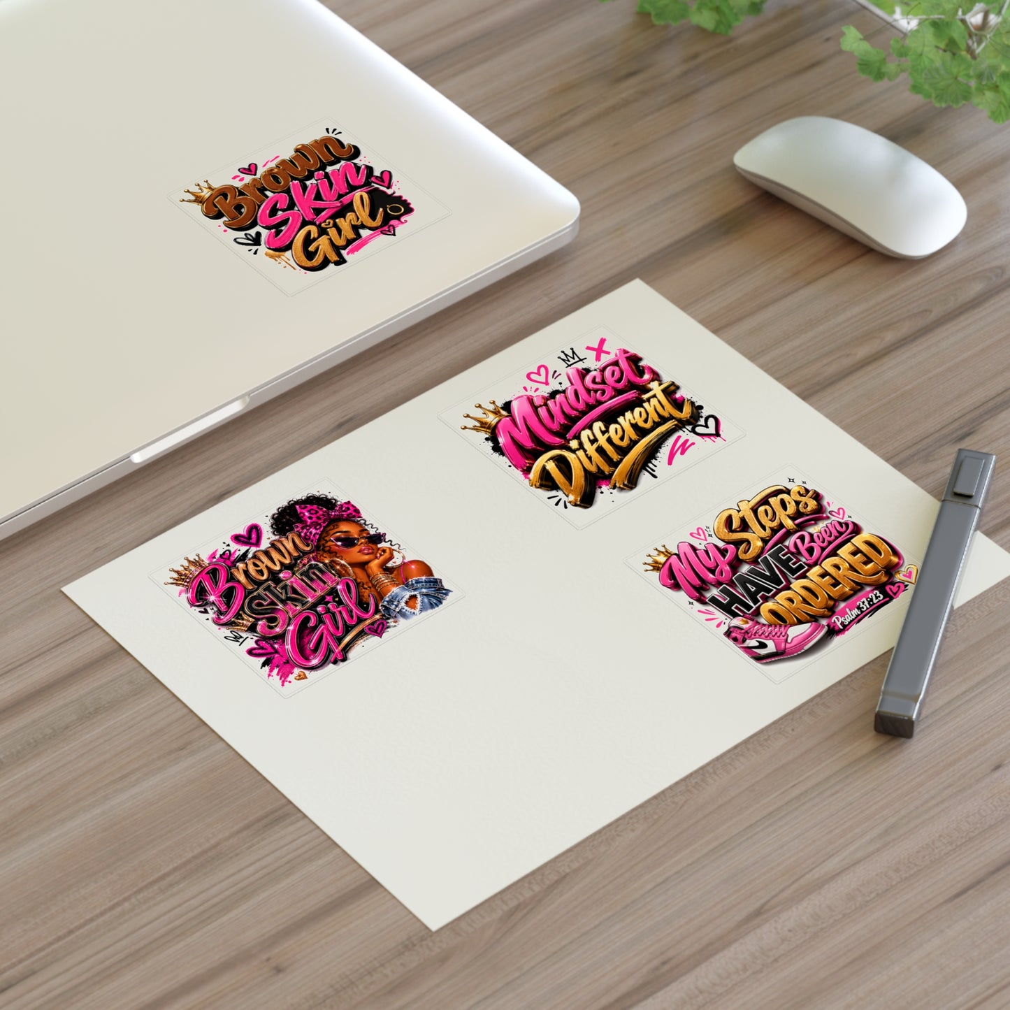 Brown Skin Girl Sticker | Black Girl Empowerment Decal
