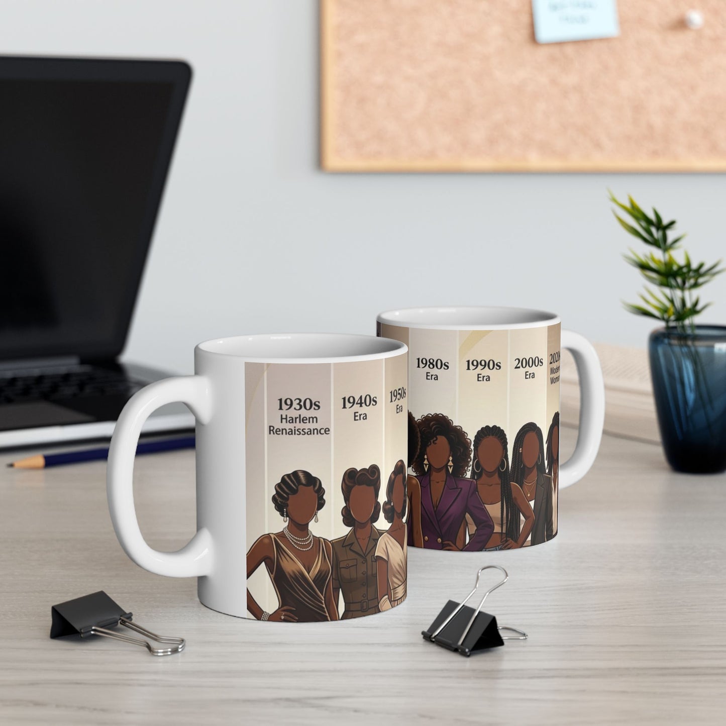 Black Women History Mug - Through the Decades
