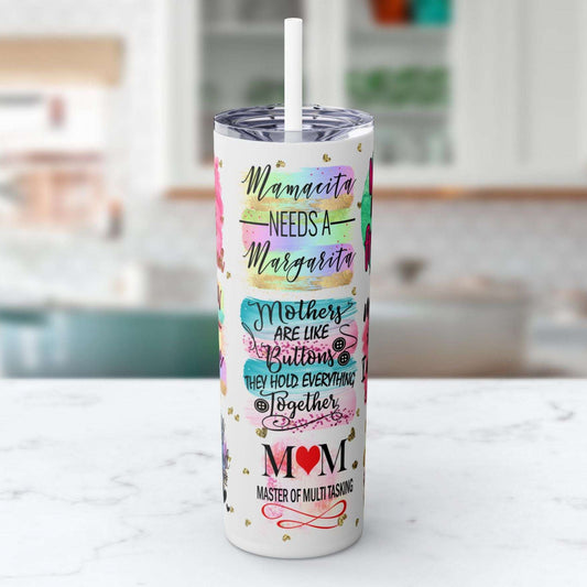 Queen of Motherhood Skinny Tumbler, 20oz - Funny Mother's Day Quotes