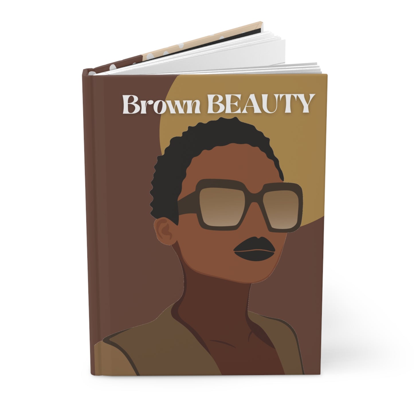 Brown Beauty Journal | Self-Love & Reflection Notebook