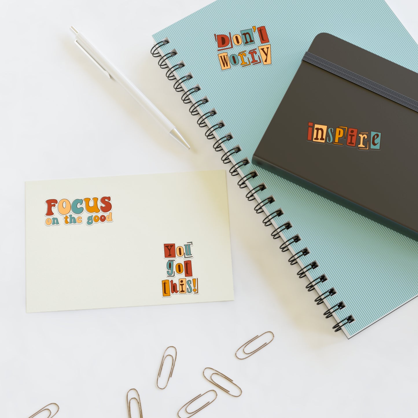 Motivational Quote Sticker Pack | Waterproof Vinyl Decals