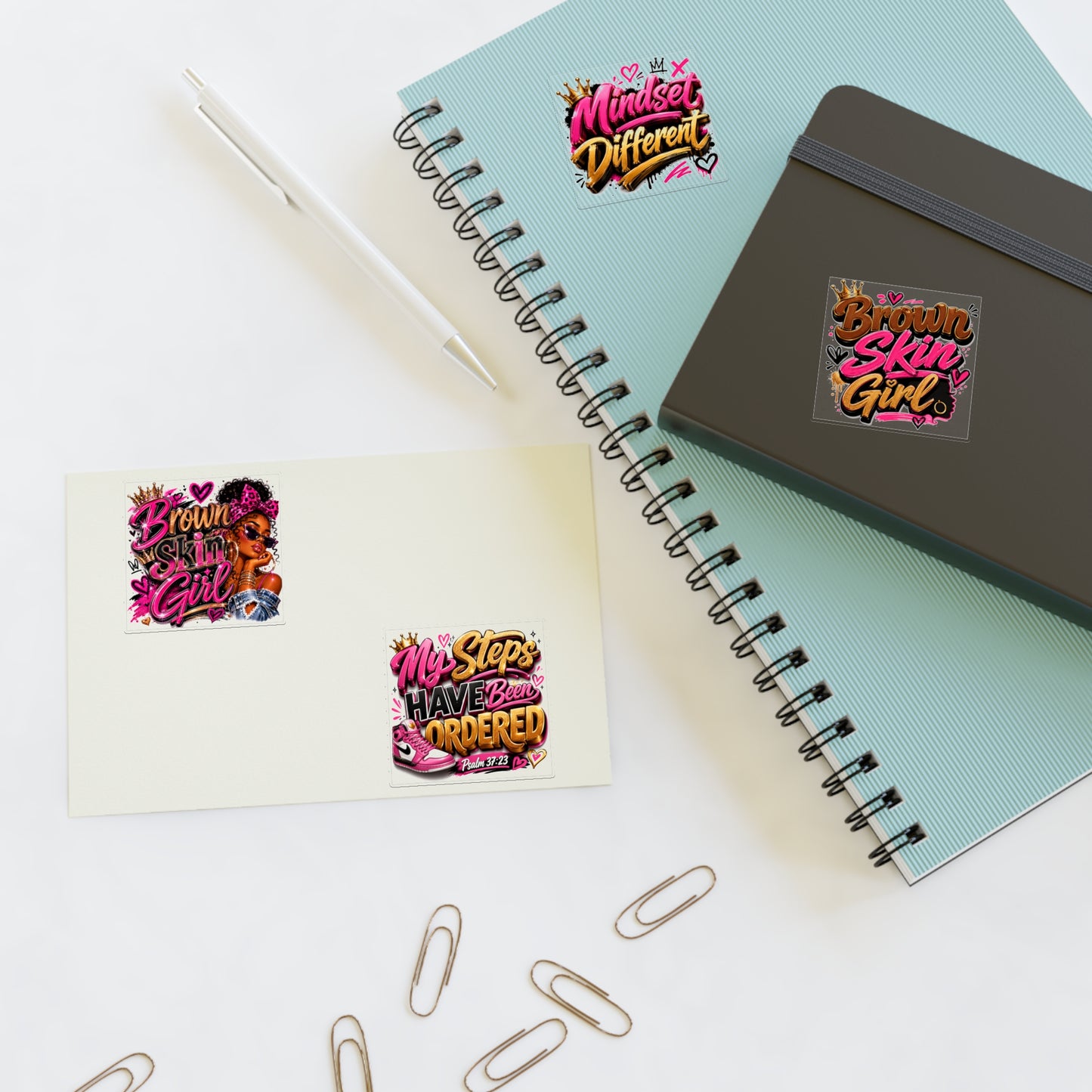 Brown Skin Girl Sticker | Black Girl Empowerment Decal