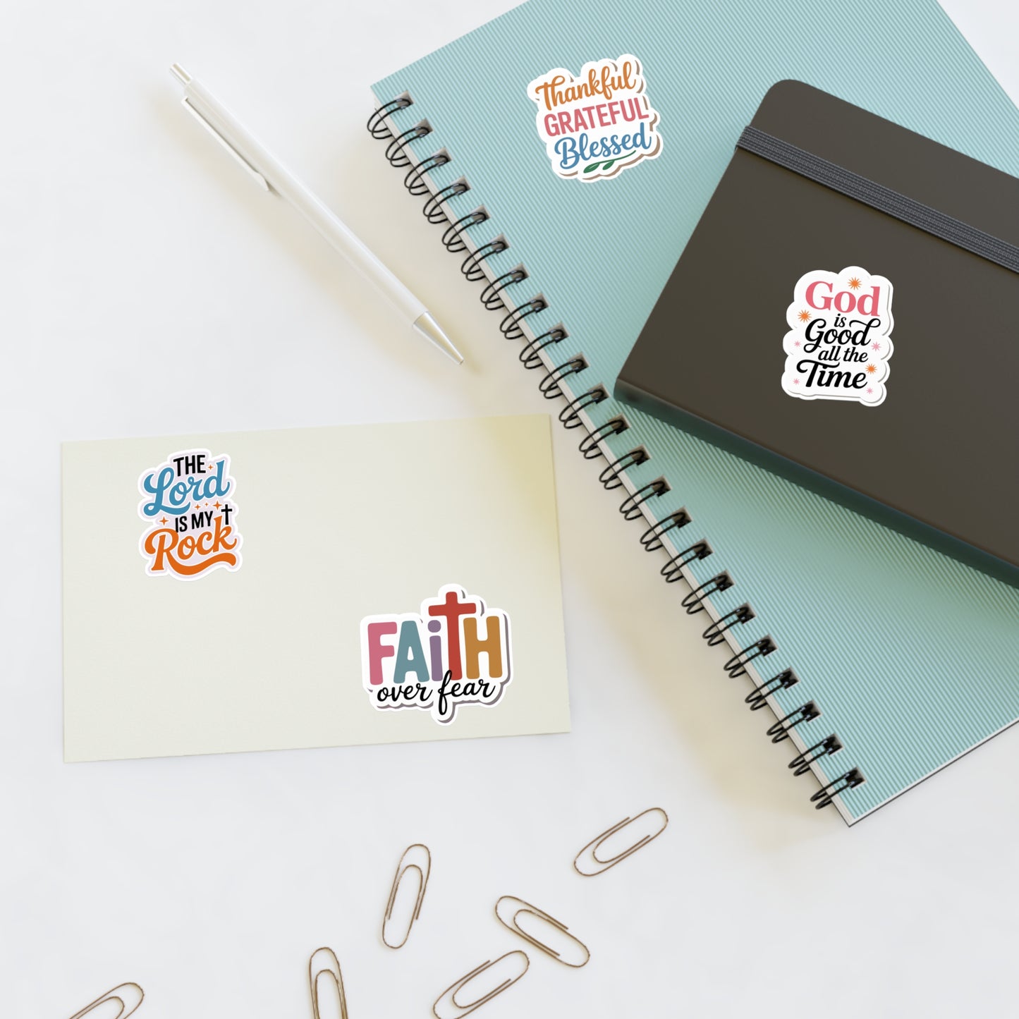 Christian Faith Sticker Pack | Inspirational Waterproof Vinyl Stickers