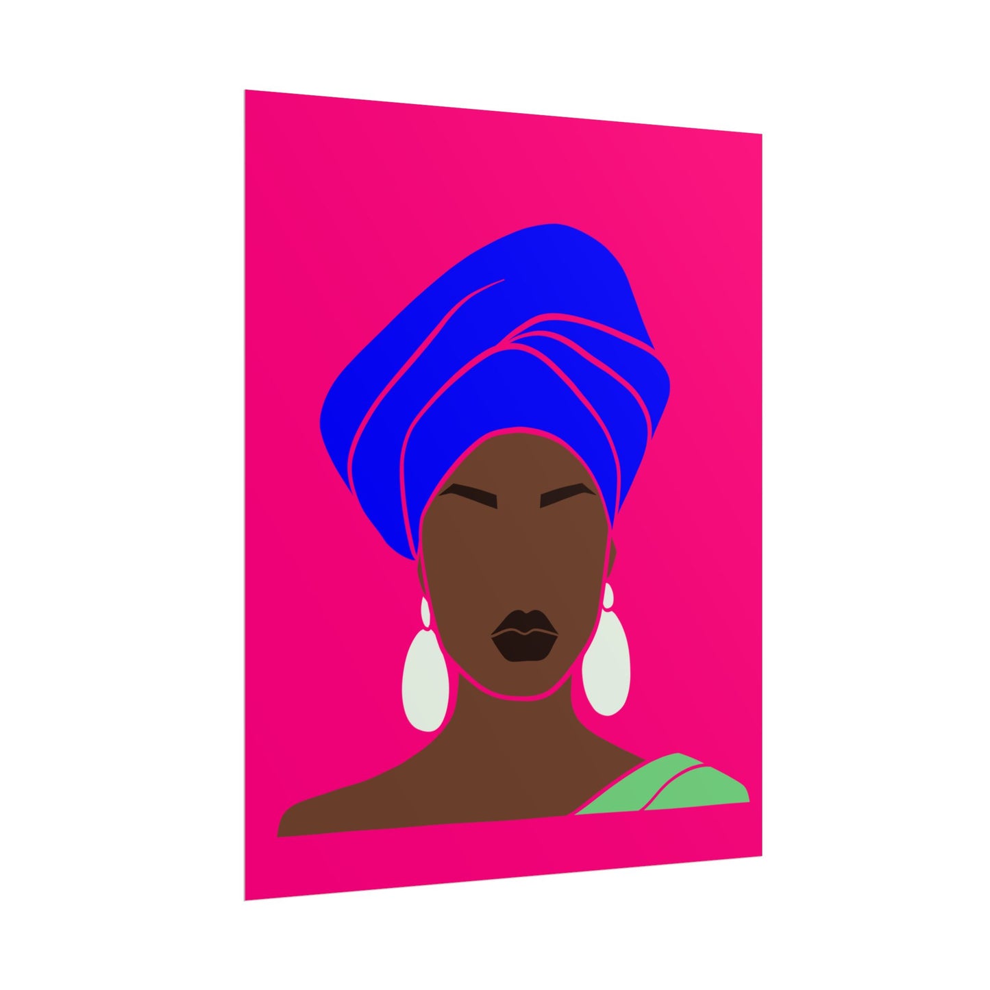 Melanin Queen Unframed Poster | Afrocentric Wall Art