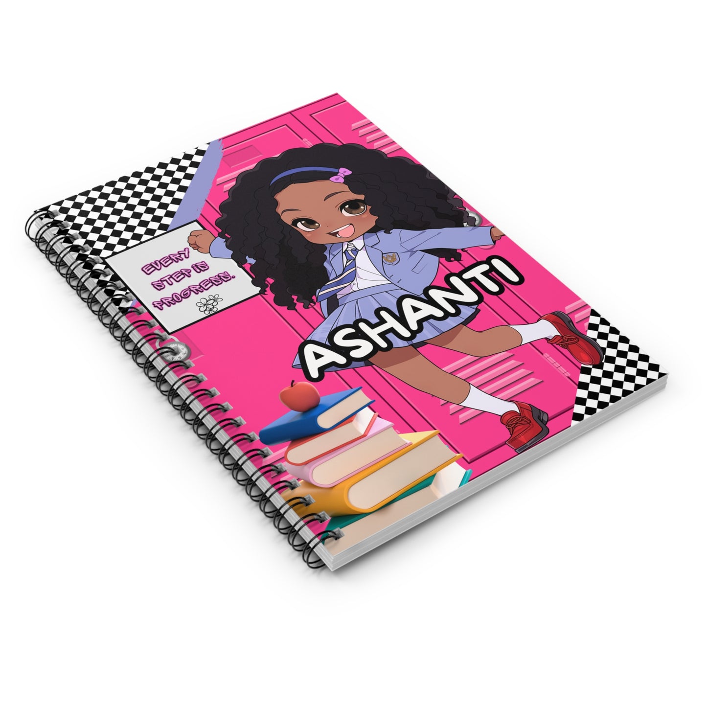 Personalized Spiral Notebook-Every Step is Progress