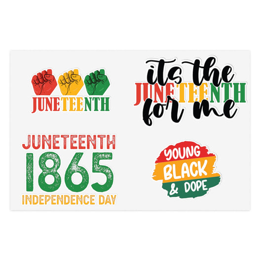 Sticker Sheets - Juneteenth Laptop and Journal Sticker Bundle