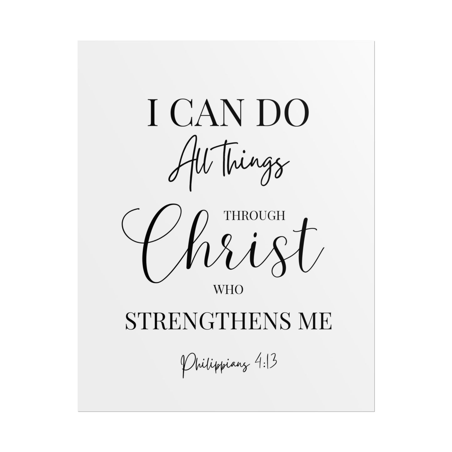 Philippians 4:13 Scripture Wall Art