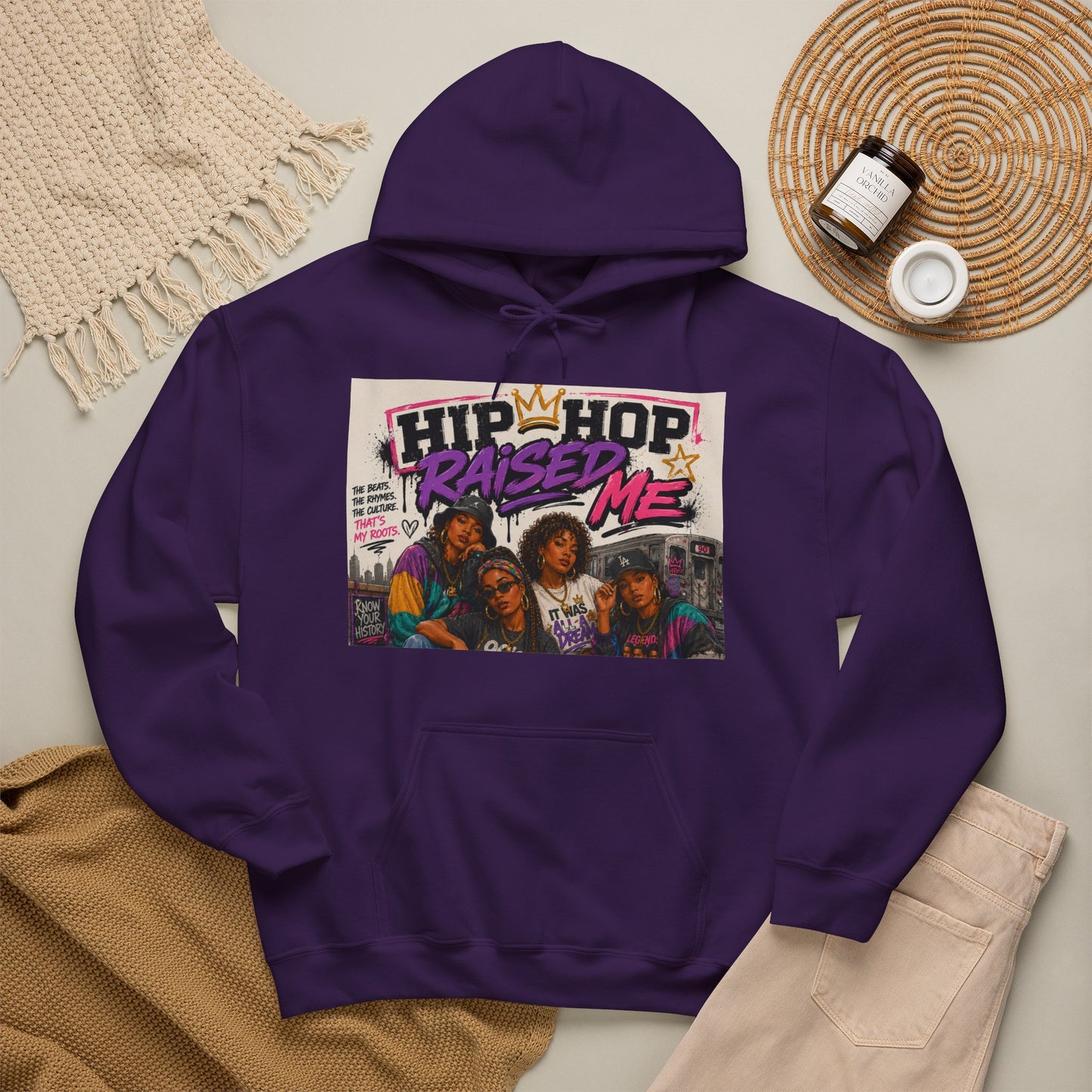 Hip Hop Raised Me Hoodie