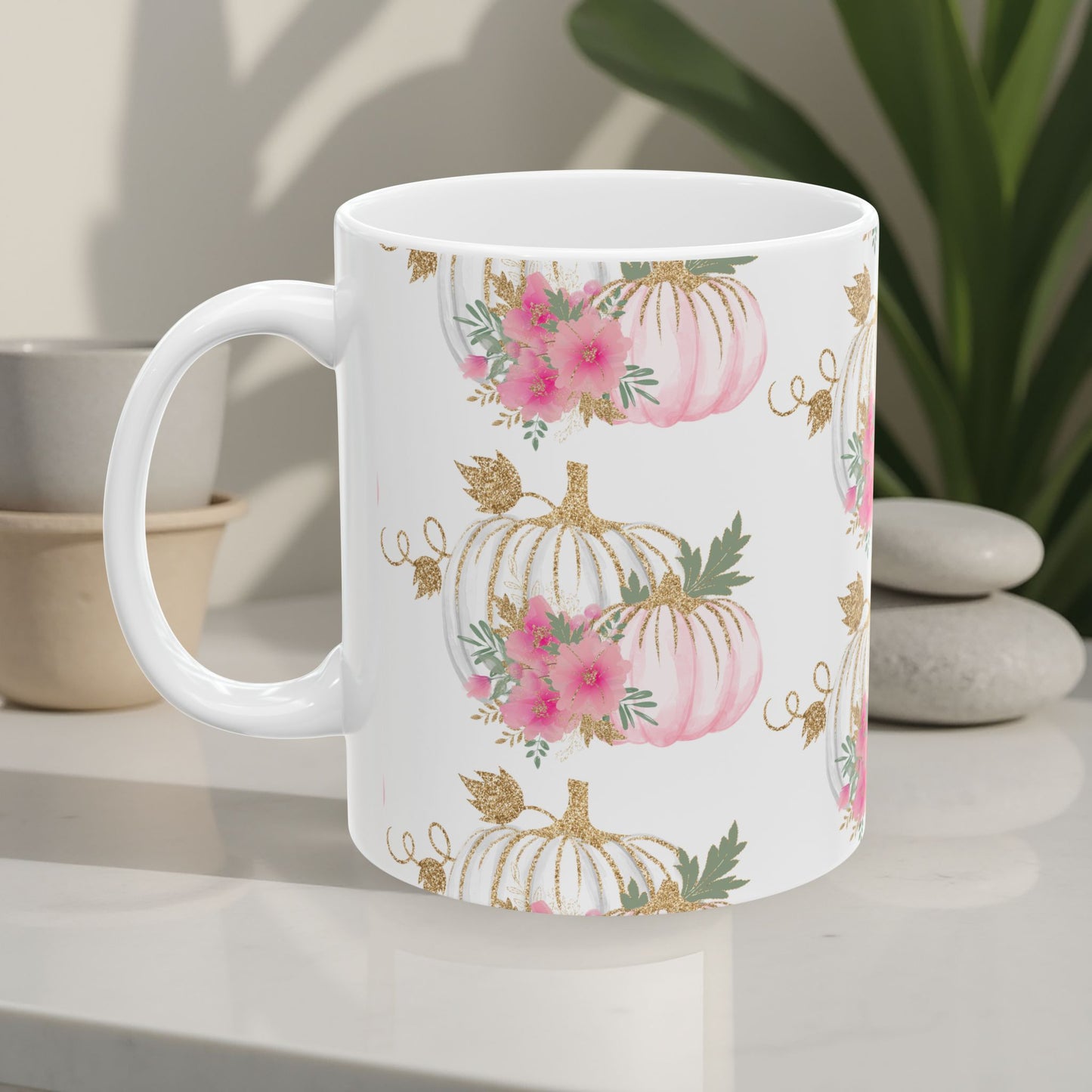 Blush Harvest Ceramic Mug