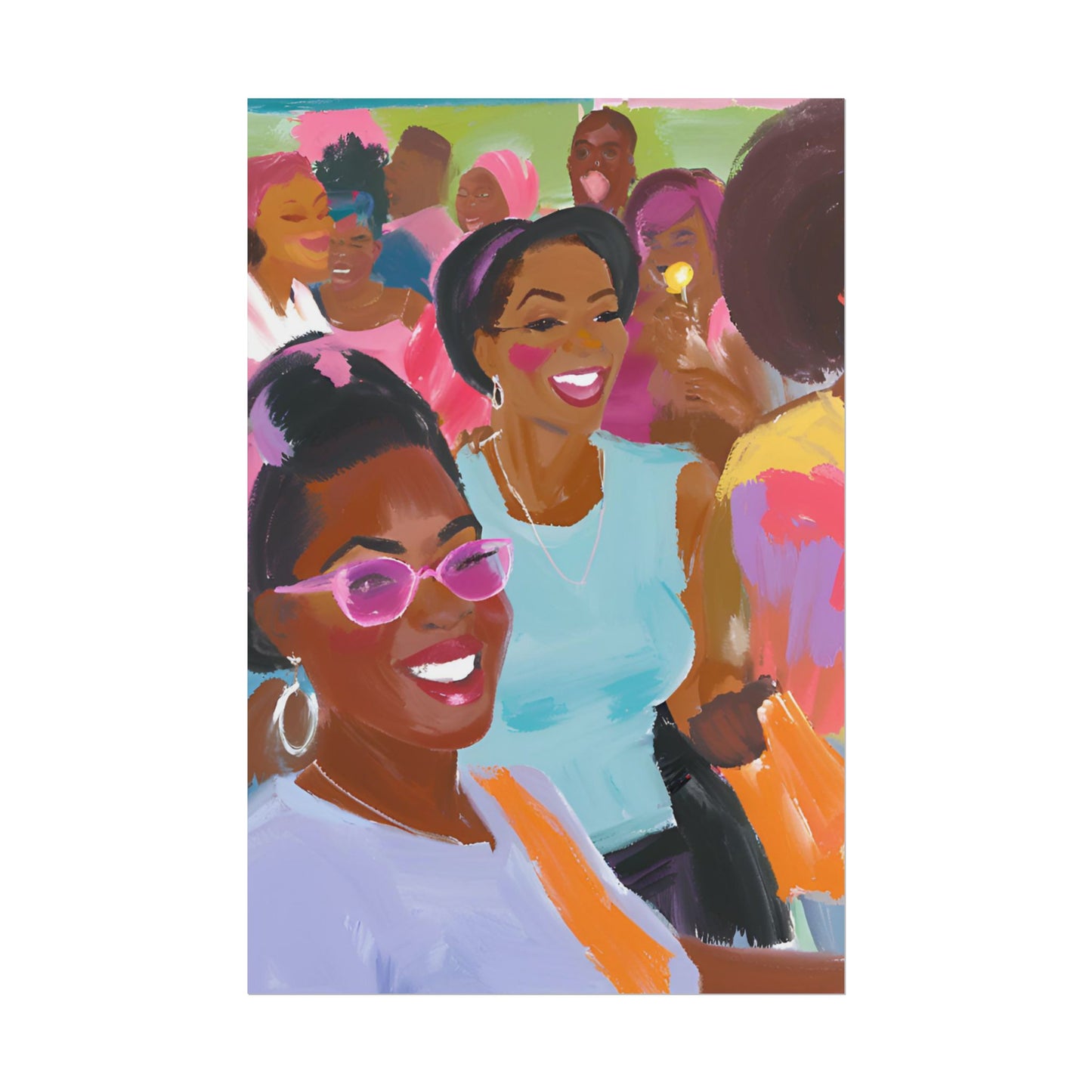 Mid-Century Sisterhood Unity Poster