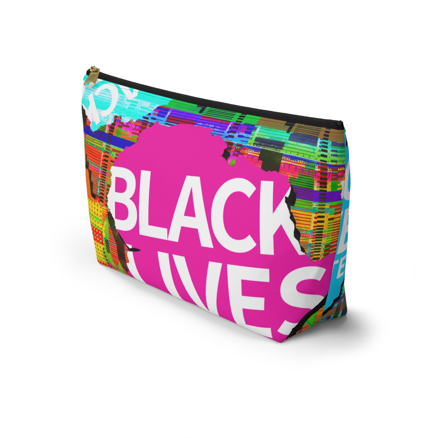 Black Lives Matter Accessory Pouch — T‑Bottom Bag