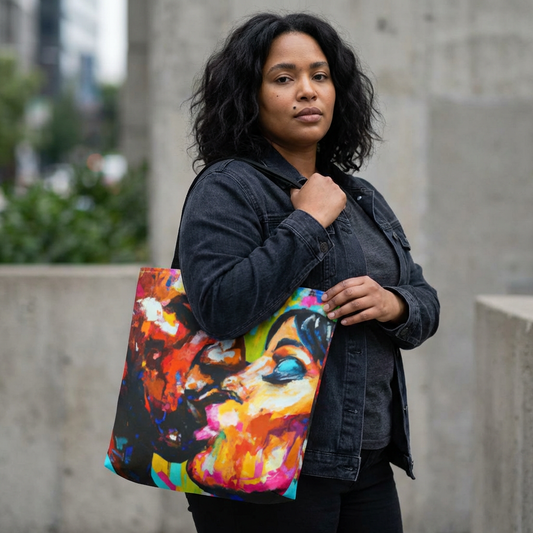 Just a Kiss Tote Bag