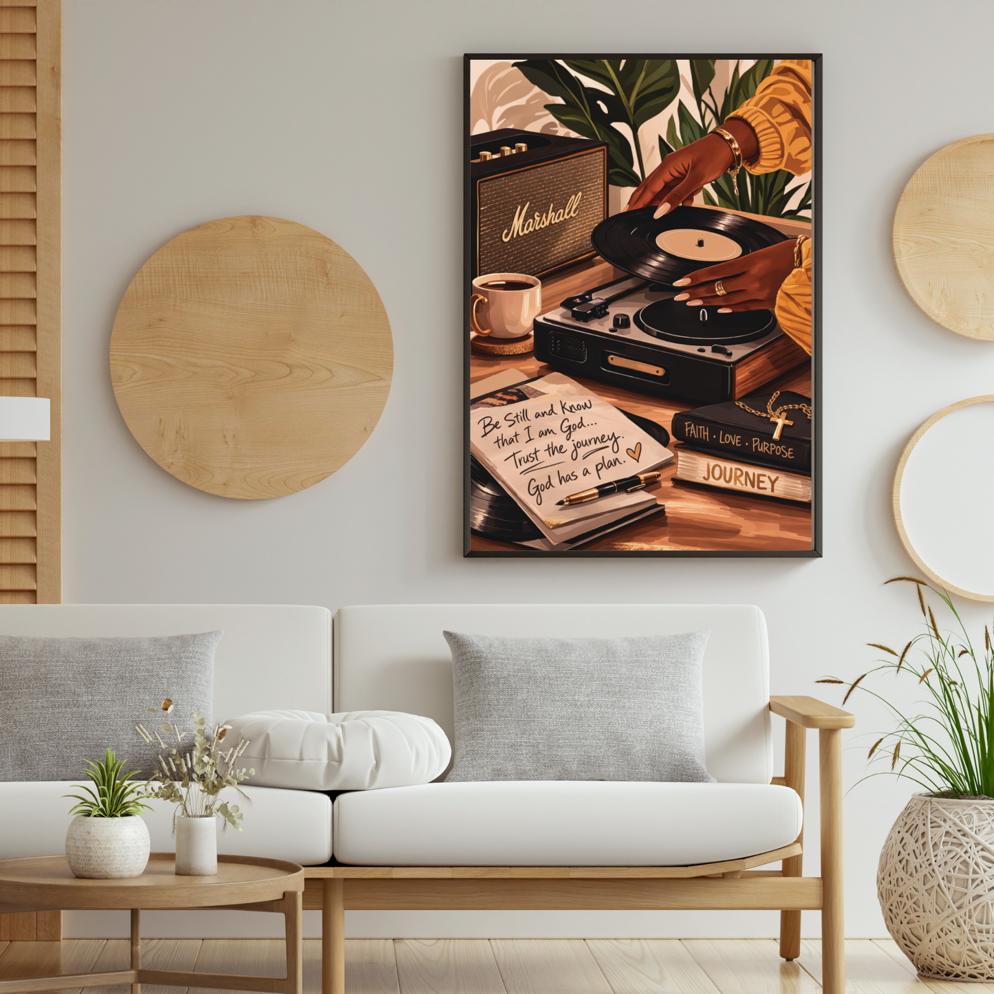 Be Still and Know Unframed Poster | Christian Wall Art