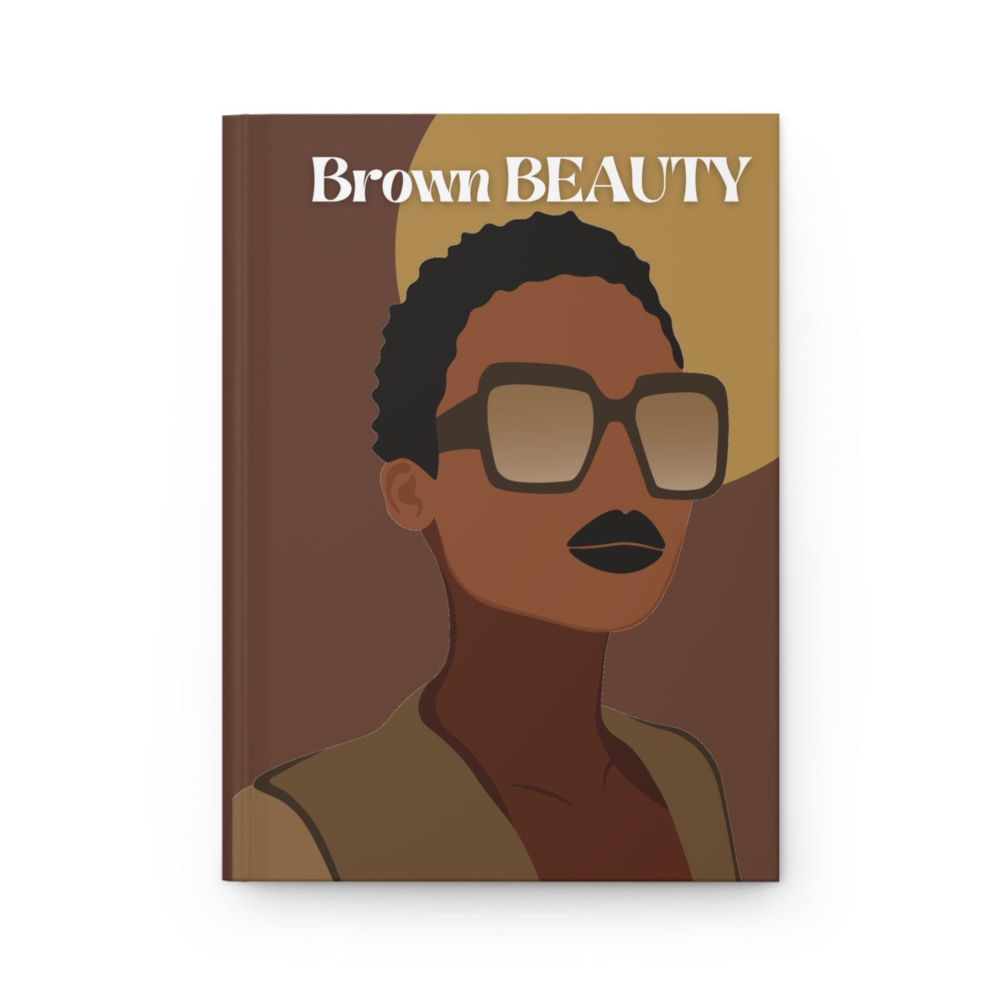 Brown Beauty Journal | Self-Love & Reflection Notebook