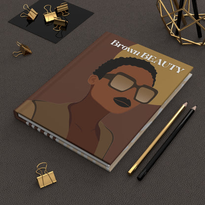 Brown Beauty Journal | Self-Love & Reflection Notebook