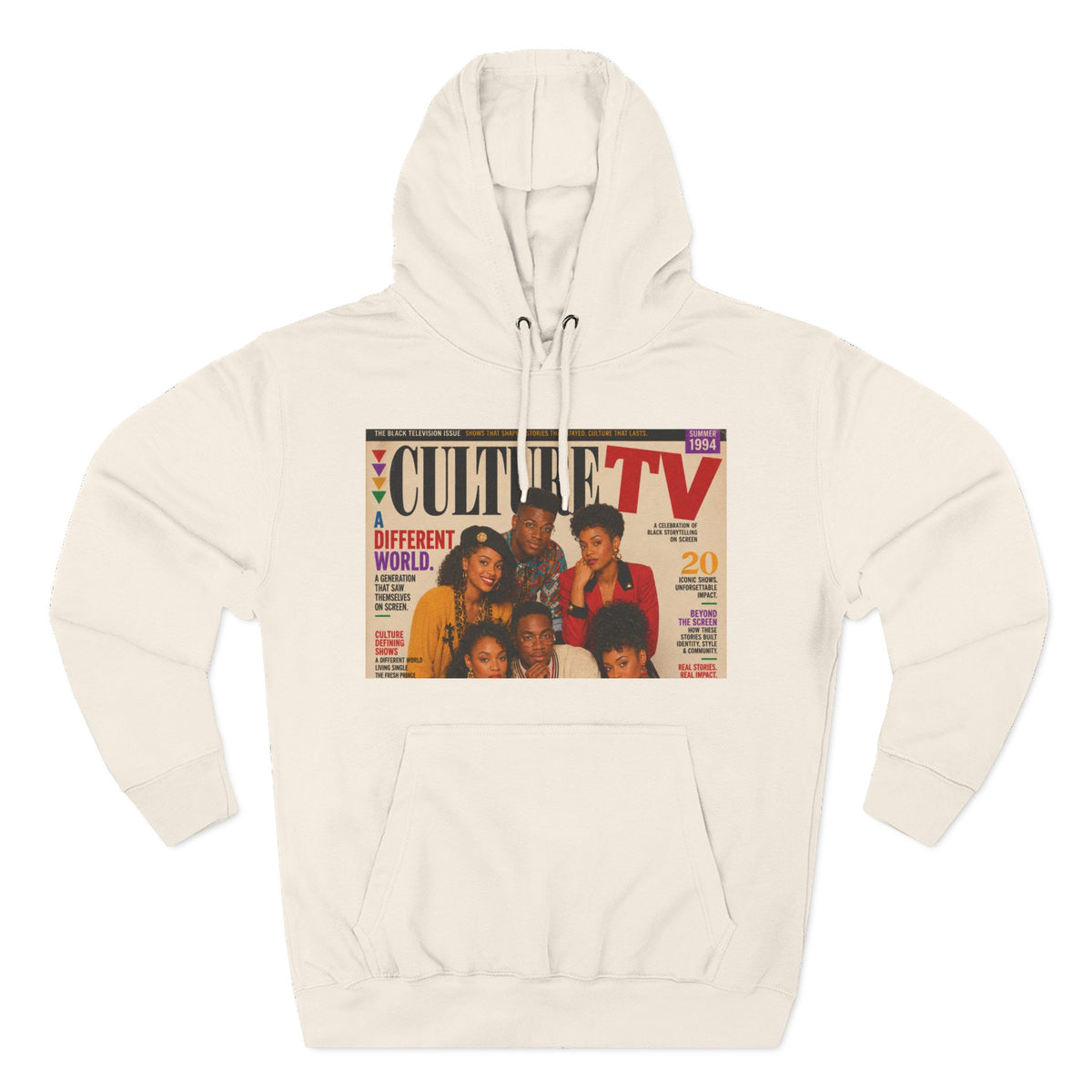 90s TV Culture Magazine | Graphic Hoodie