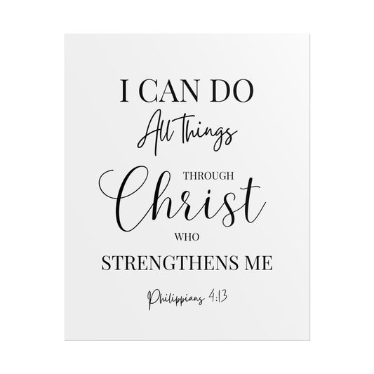 Philippians 4:13 Scripture Wall Art