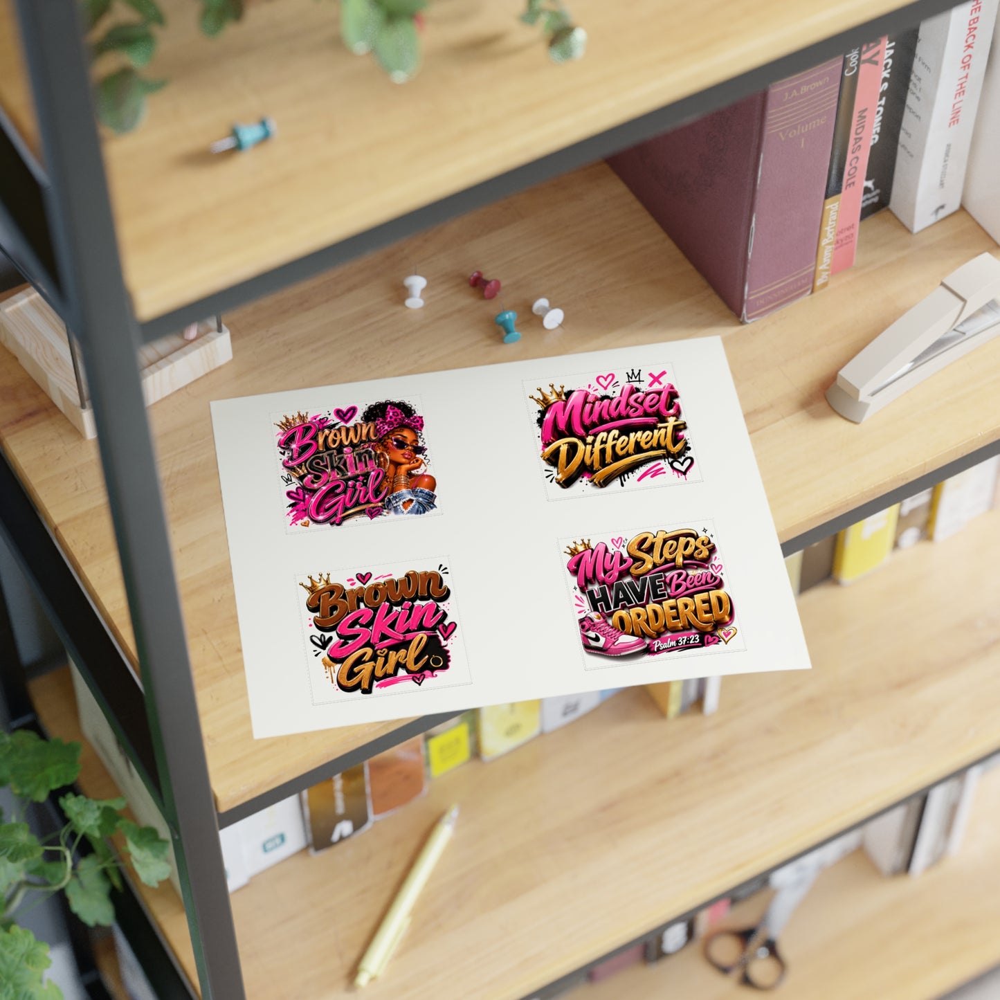 Brown Skin Girl Sticker | Black Girl Empowerment Decal
