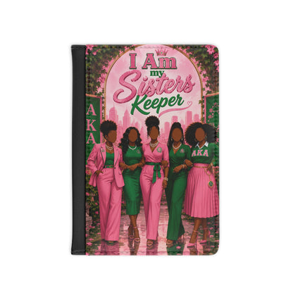 Passport Cover — "I Am My Sisters Keeper"  Sorority Travel Passport Holder