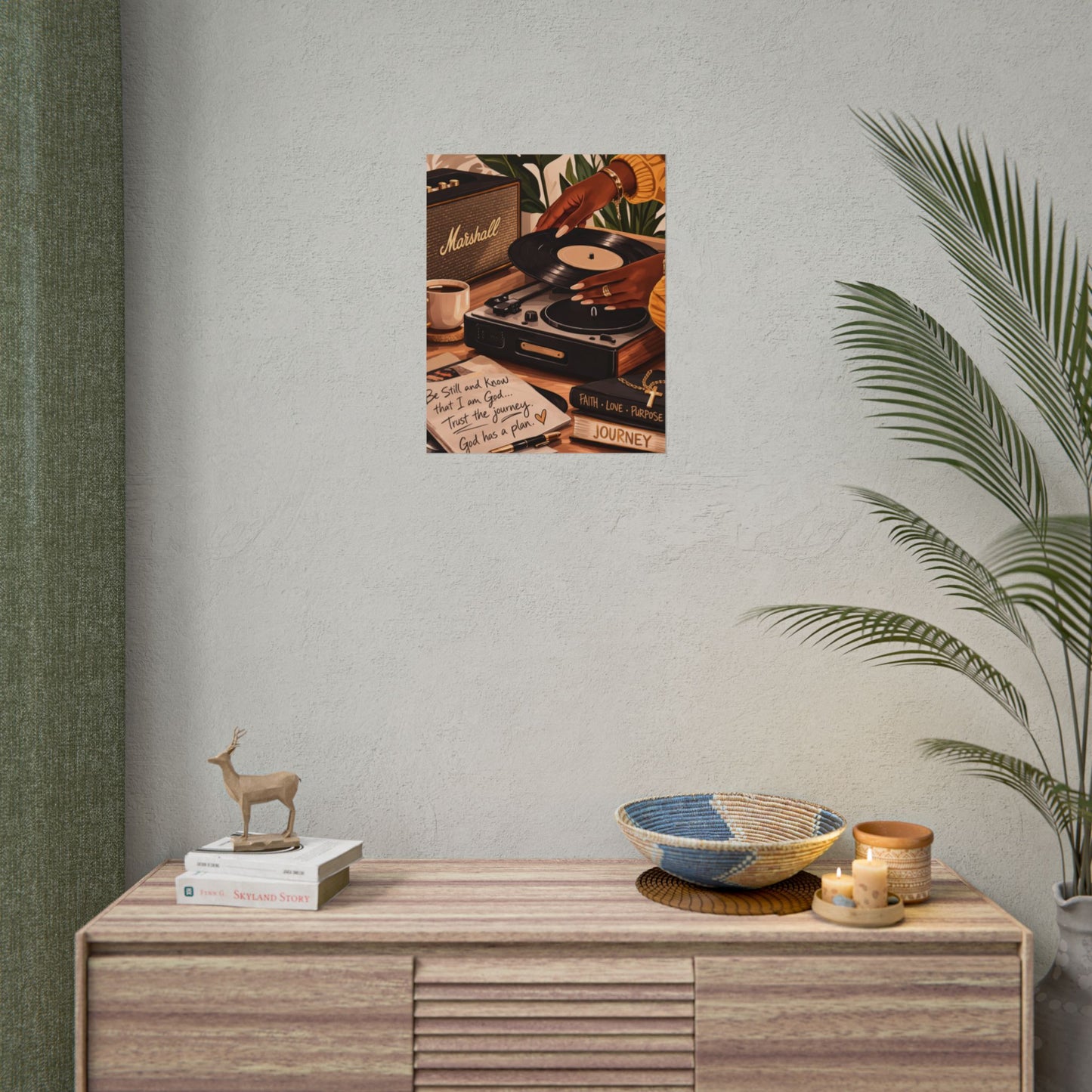 Be Still and Know Unframed Poster | Christian Wall Art