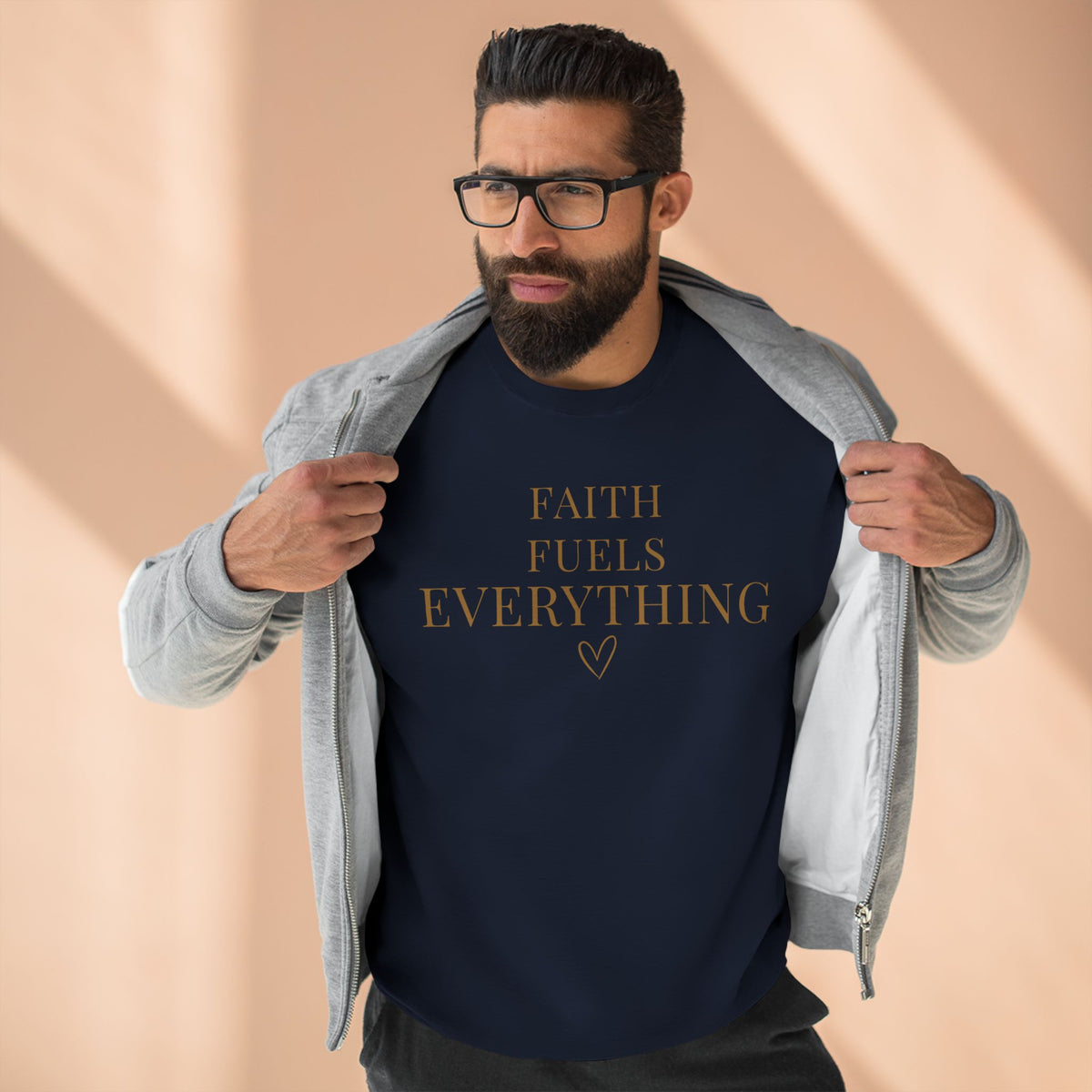 Faith Fuels Everything Crewneck Sweatshirt