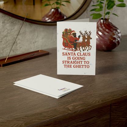 Santa Claus Is Going Straight to the Ghetto | Funny Holiday Greeting Card
