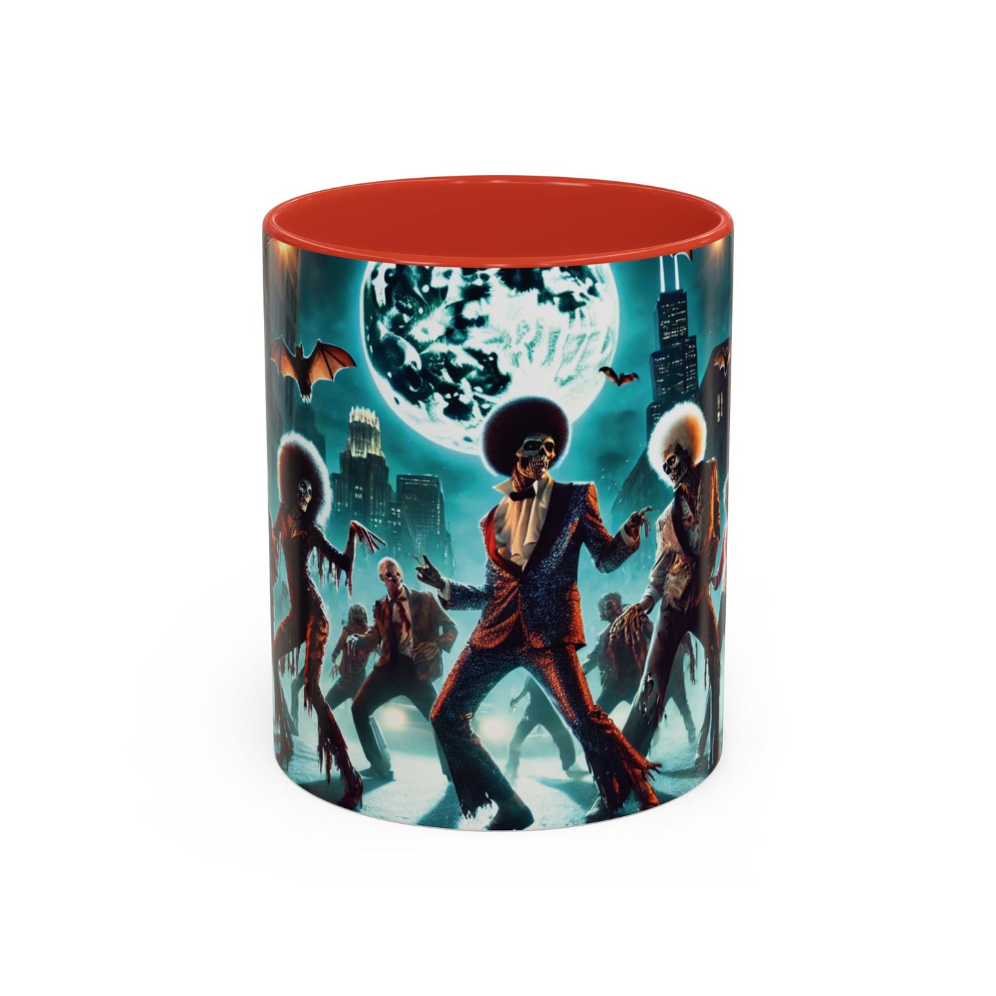 Spooky Black Horror Art Coffee Mug-Thriller Edition