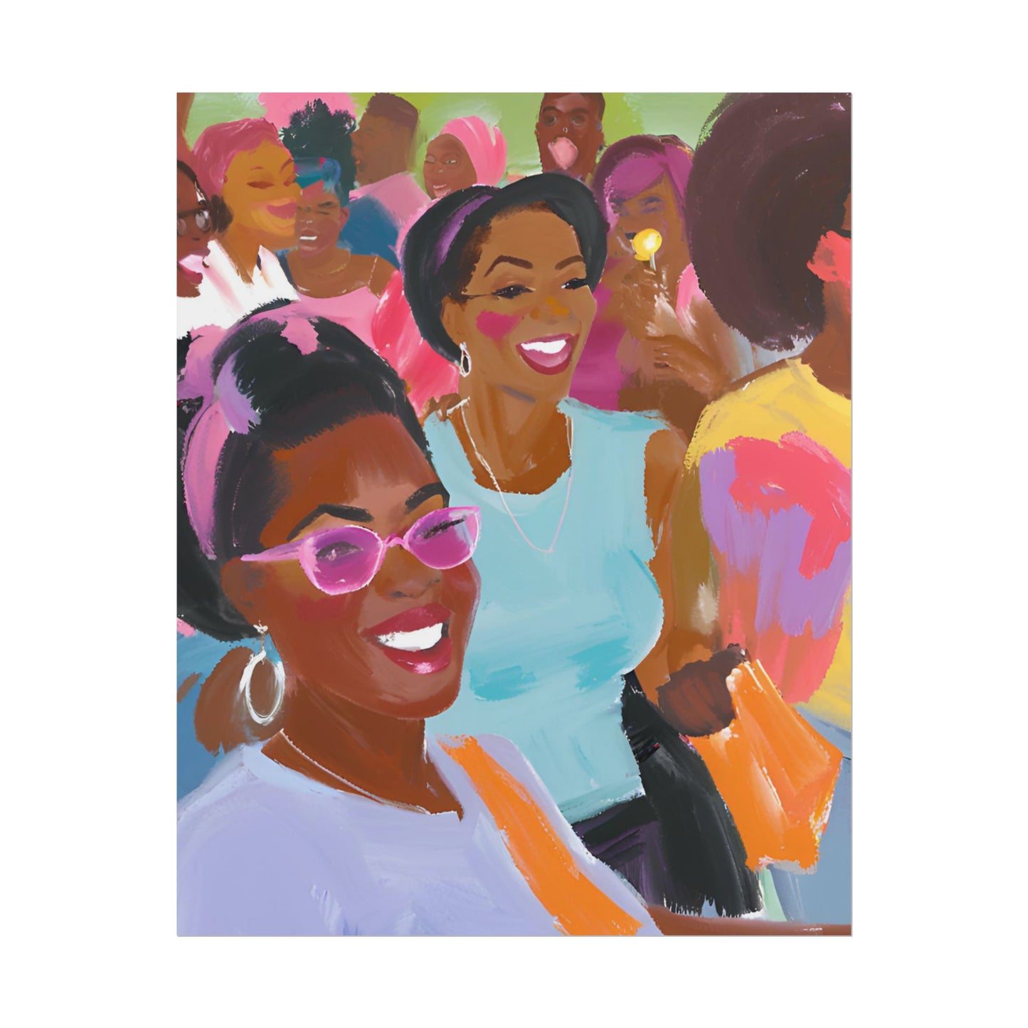 Mid-Century Sisterhood Unity Poster
