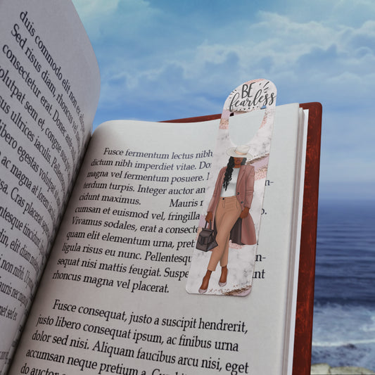 Be Fearless Fashionista Bookmark — Boss Lady Inspirational Reading Marker